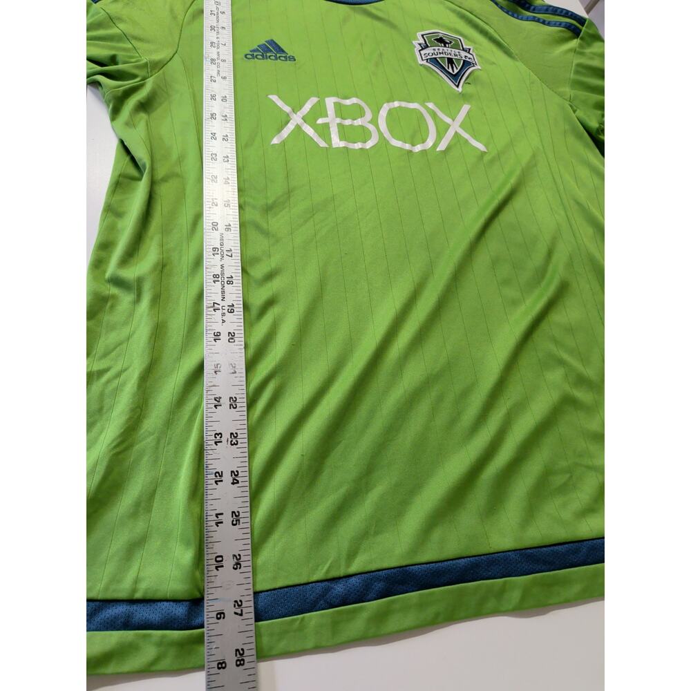 Official Seattle Sounders Seattle Sounders FC Adidas Xbox Jersey Green Blue L - Picture 5 of 6